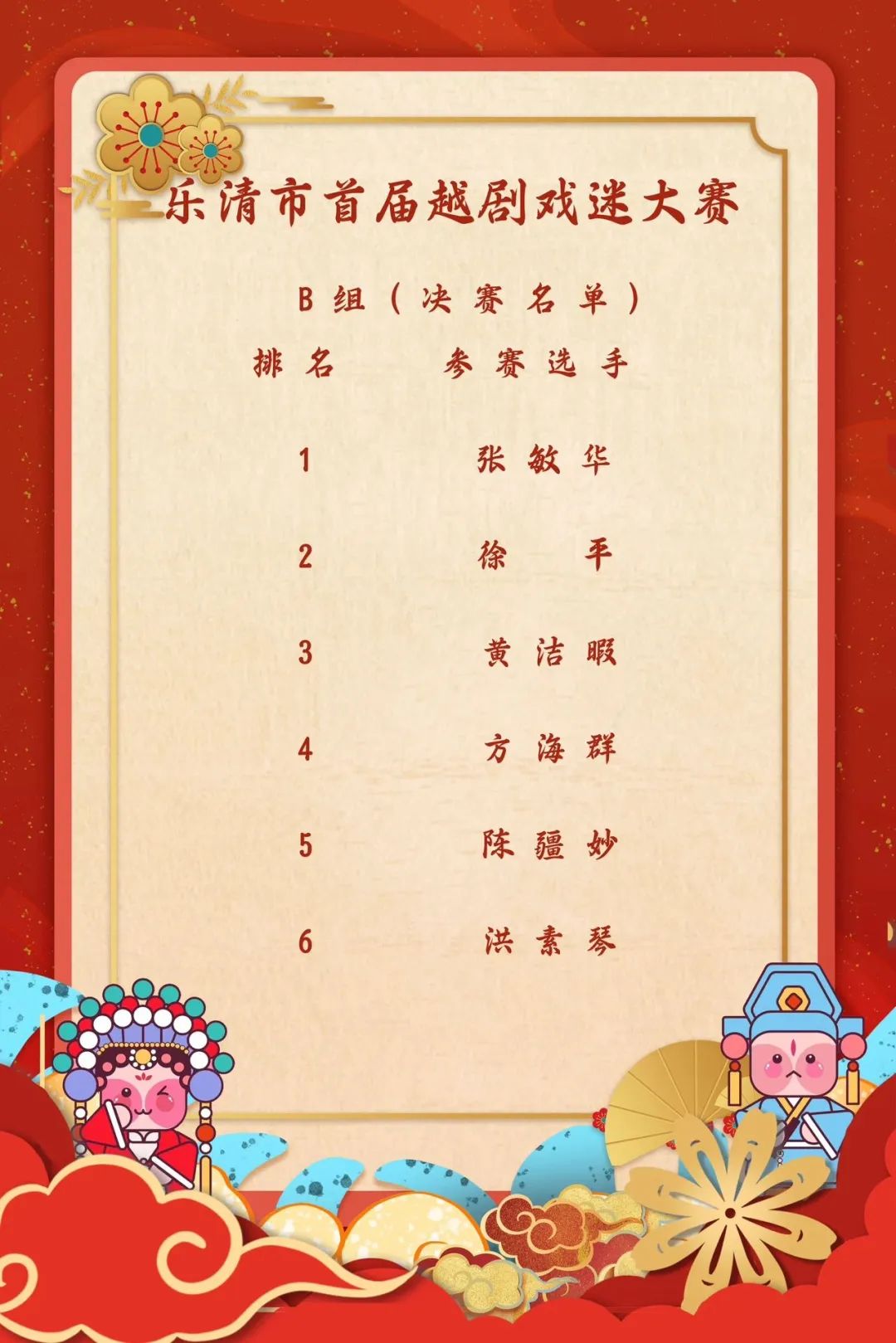 乐清市首届<a href=http://www.xiaopiaoyou.com/yuejudefayuandi/ target=_blank class=infotextkey>越剧</a>戏迷大赛