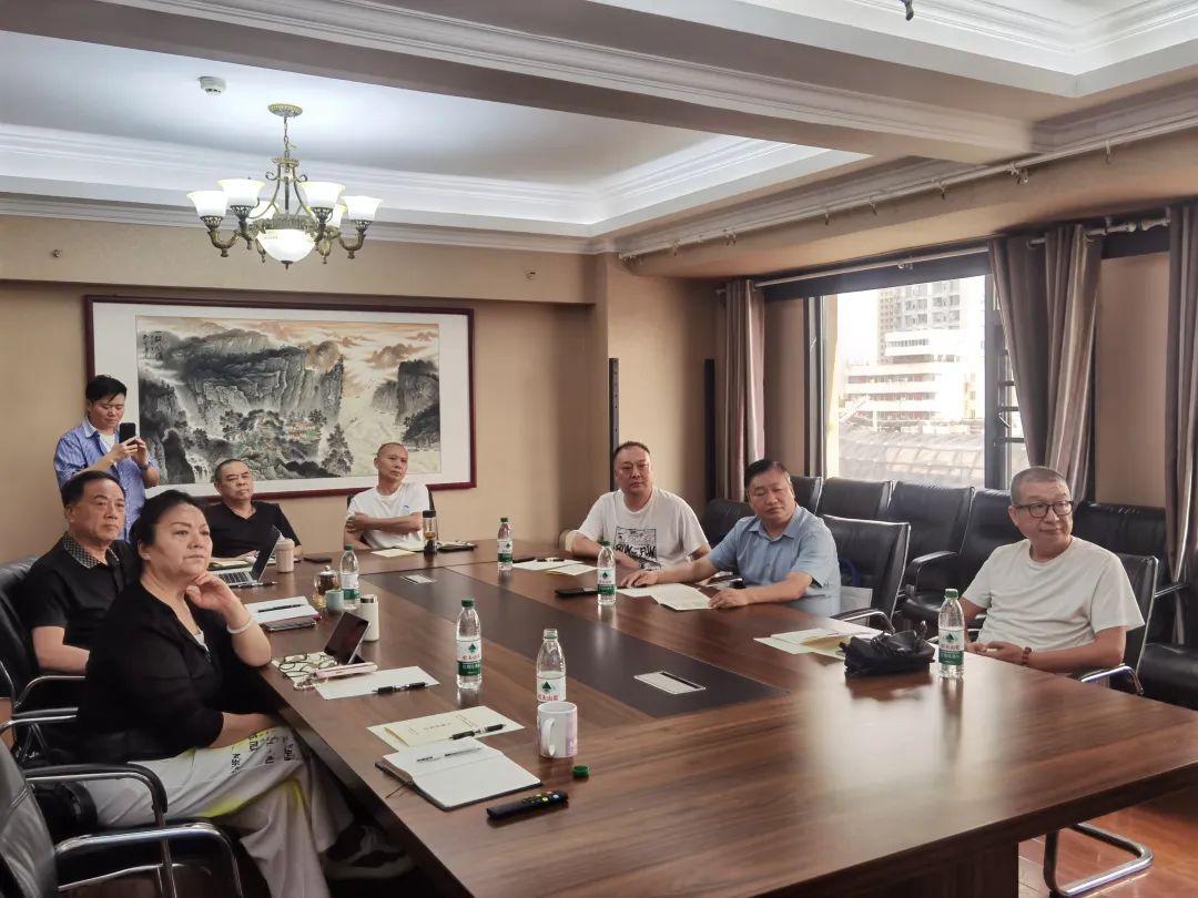 三门峡广播电视台一行赴河南李树建戏曲艺术中心召开推动文艺事业高质量发展座谈会
