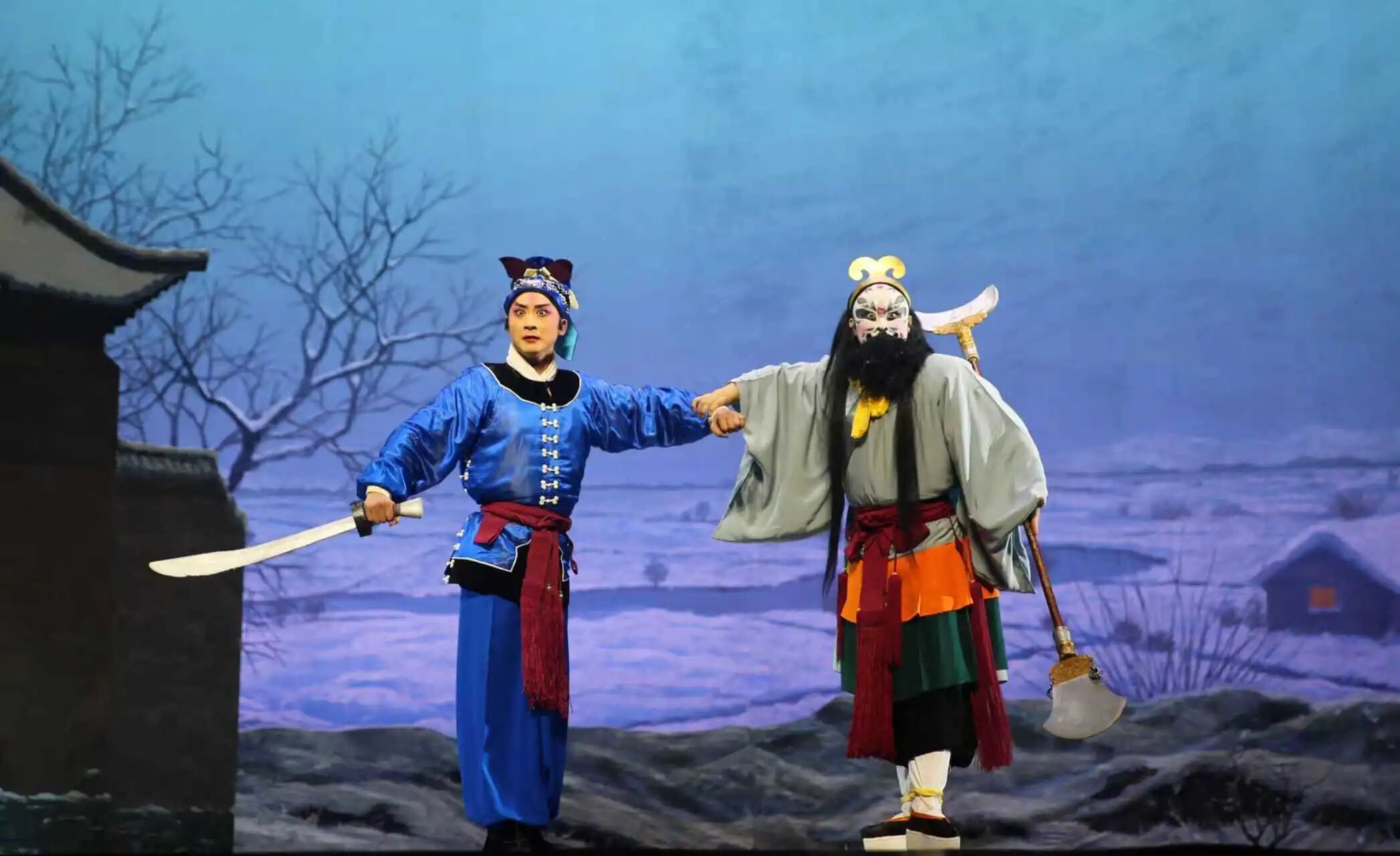传统<a href=http://www.xiaopiaoyou.com/jingjuguocui/ target=_blank class=infotextkey>京剧</a>野猪林